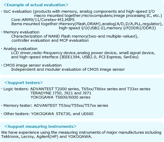 Evaluation Achievements