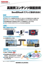 コンテンツ保護対応ミドルウェア(SeeQVault)展示パネル