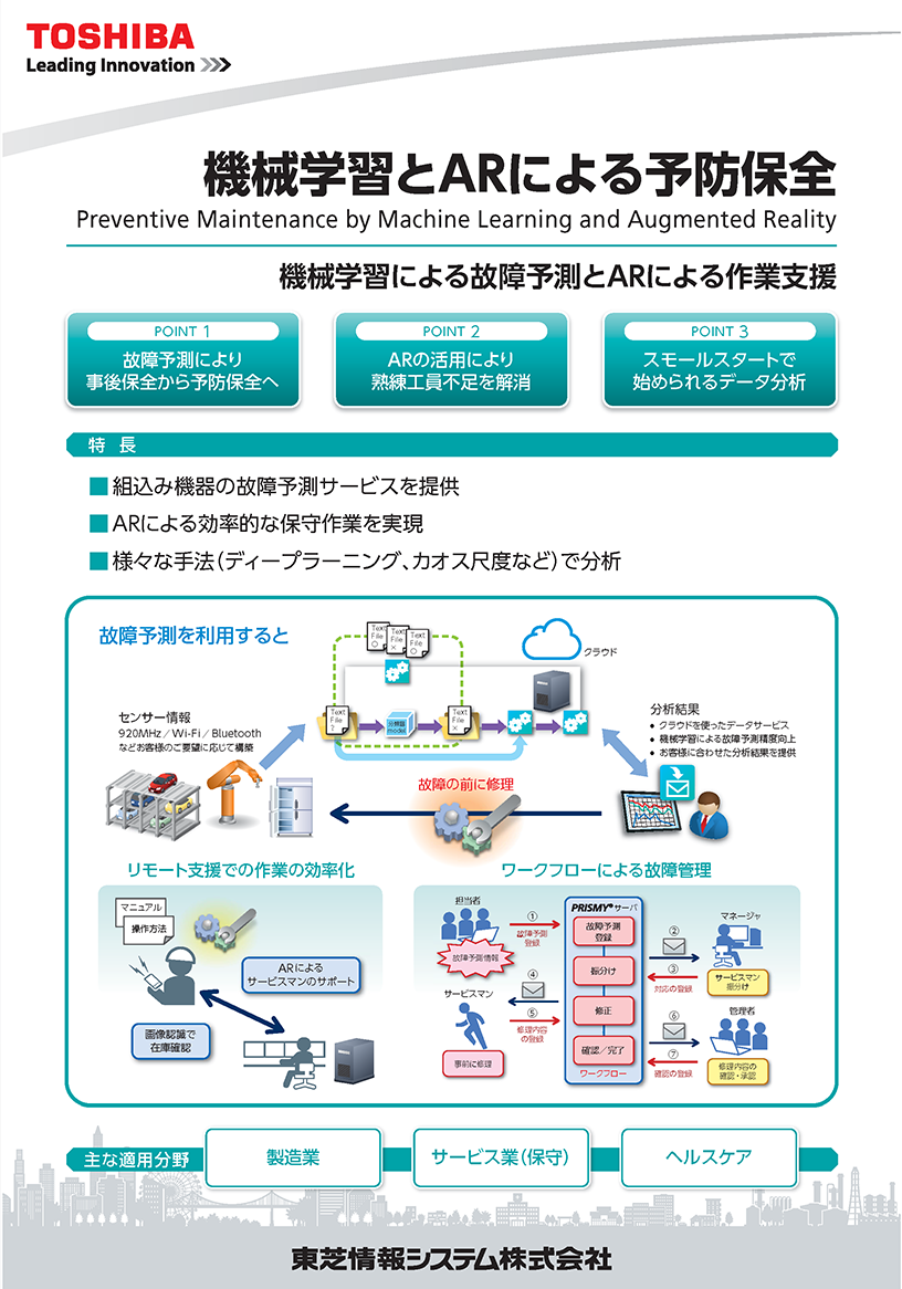 機械学習とARによる予防保全