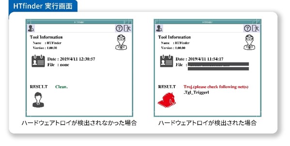 HTfinder 実行画面